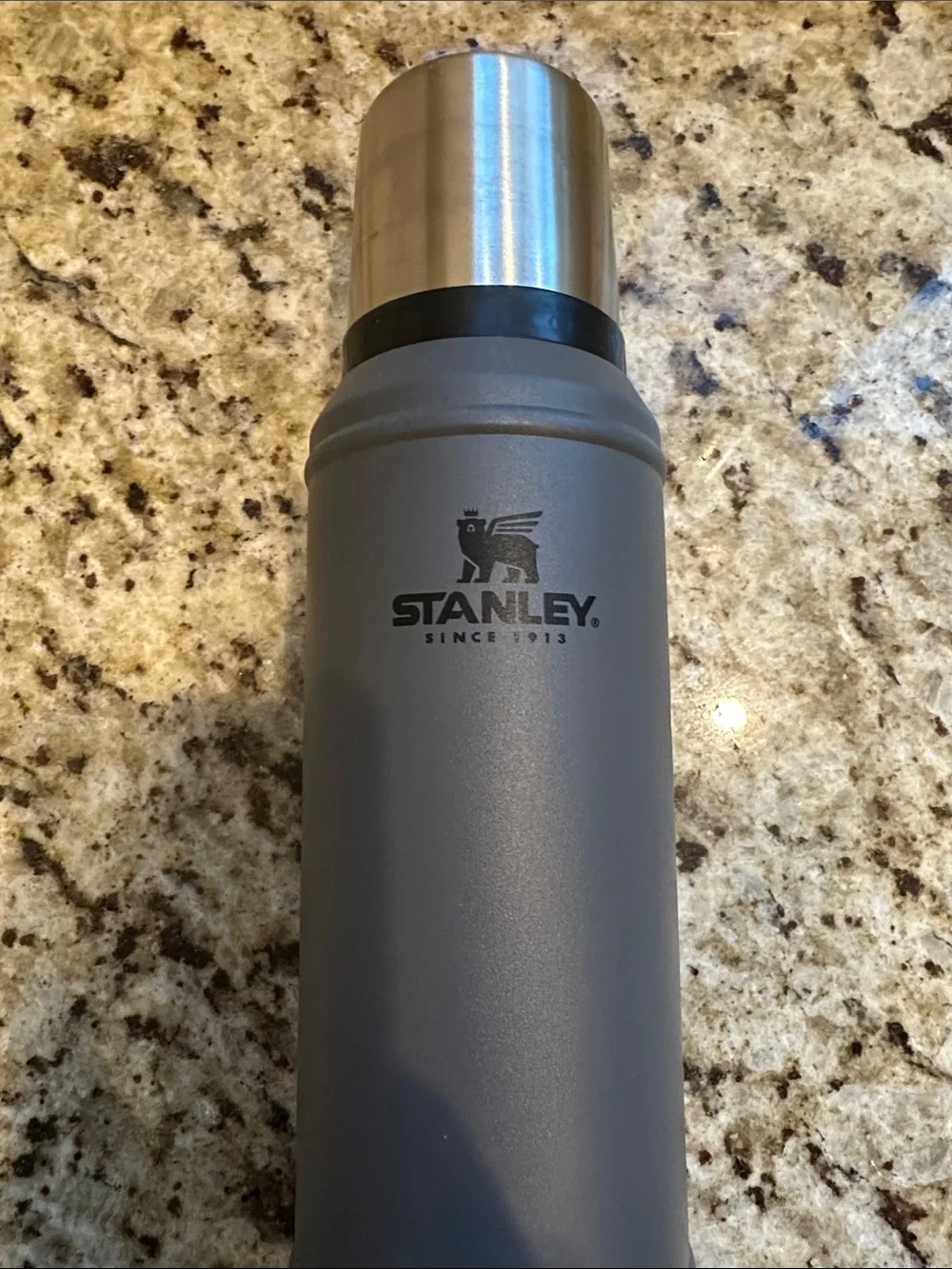 Stanley Matte Charcoal Vacuum Bottle - Gray - Picture 4 of 4